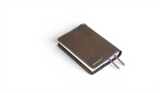 Couverture de bible en cuir - Croix