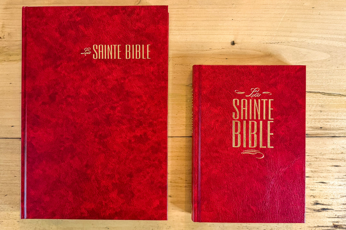 Couverture de bible en cuir - Poissons