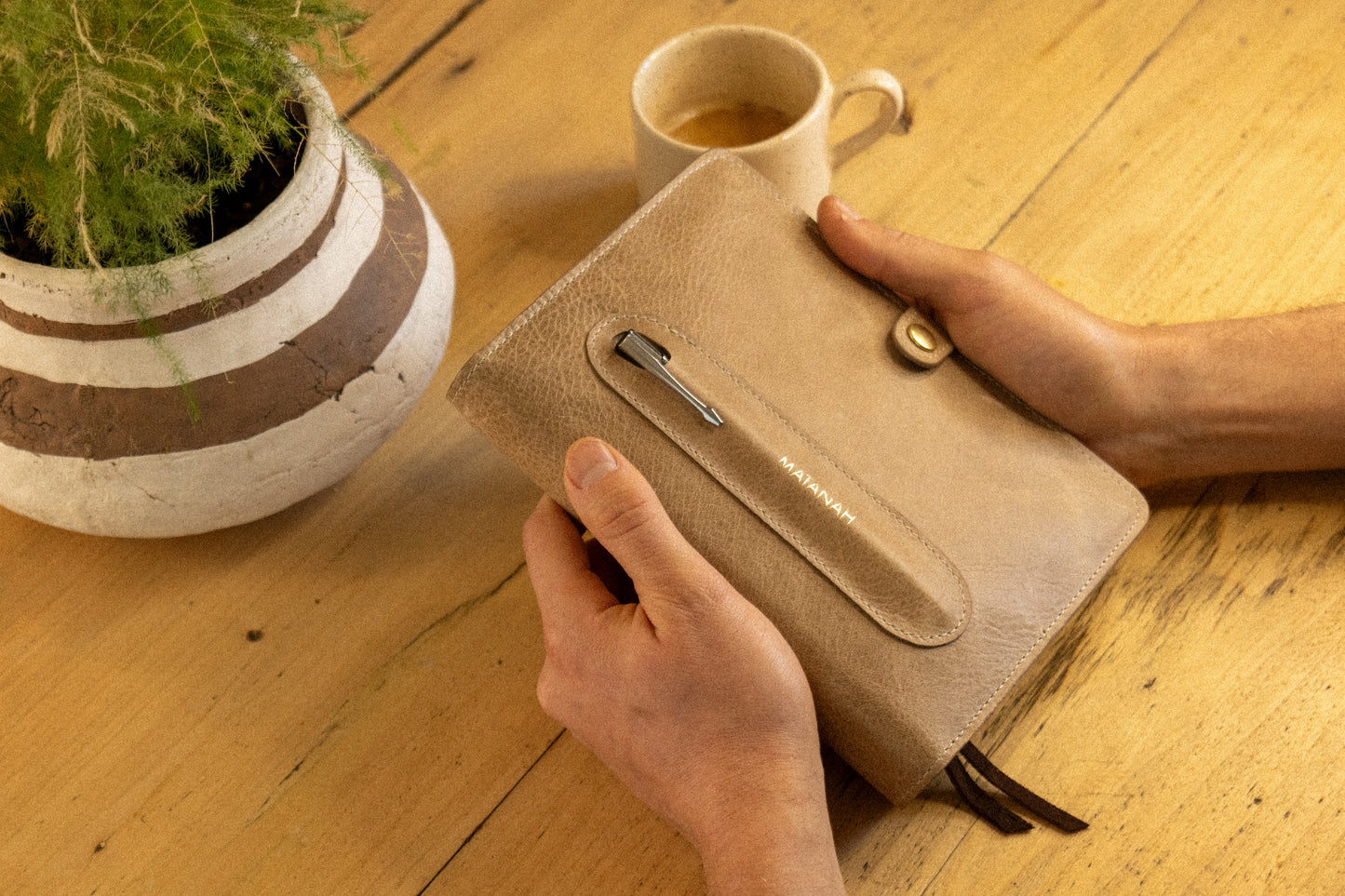 Couverture de Bible en cuir - Compagnon