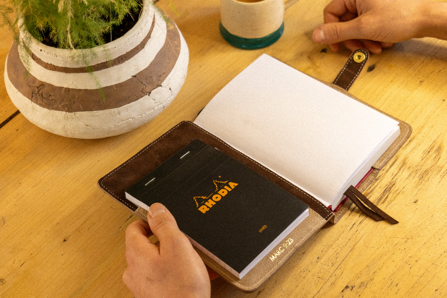 Couverture de Bible en cuir - Compagnon