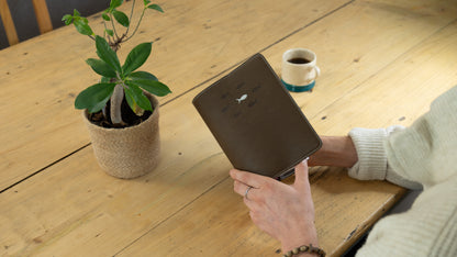 Couverture de bible en cuir - Poissons