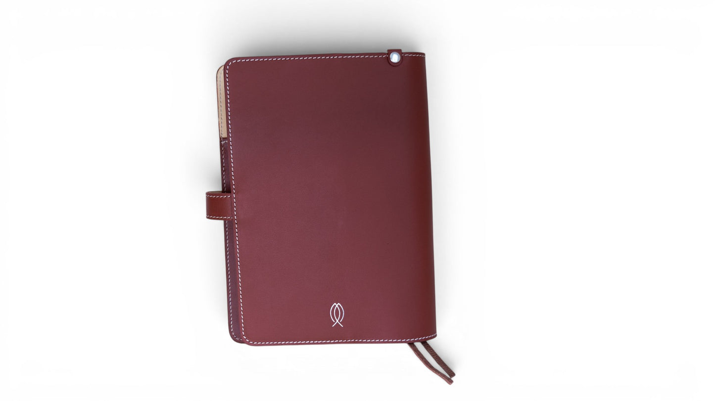 Couverture de Bible en cuir - Compagnon