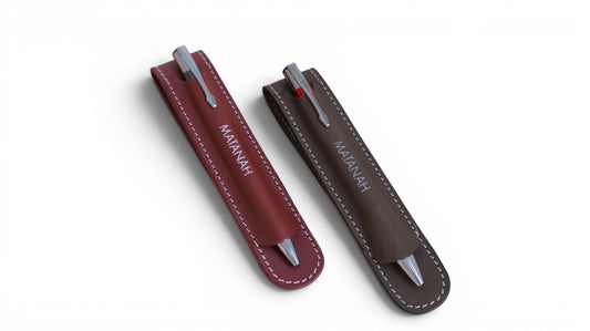 Porte-stylo Nomade en cuir