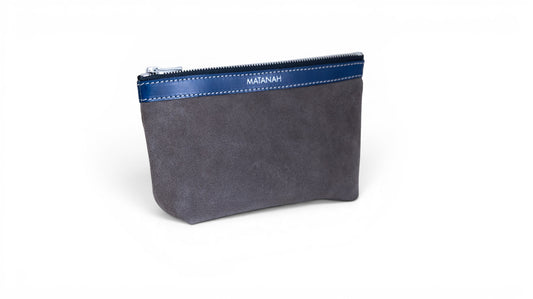 Trousse Atelier en Daim Gris