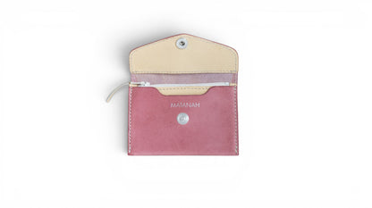 L'Essentiel - Porte-monnaie compact en cuir