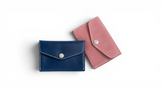 L'Essentiel - Porte-monnaie compact en cuir
