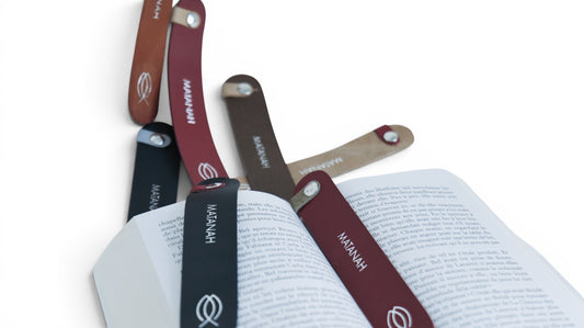 Marque-pages Signature en cuir